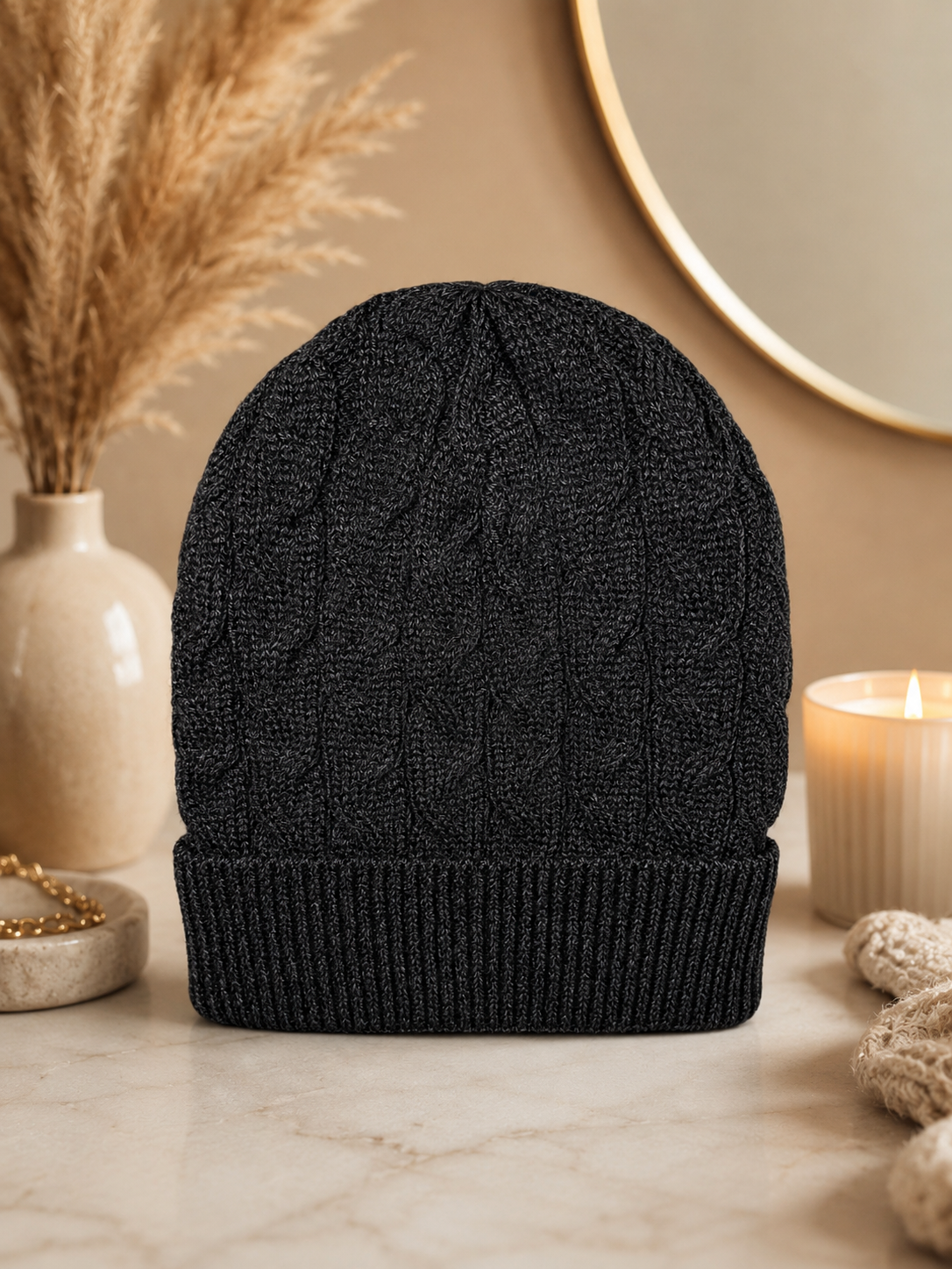Cable Knit Beanie