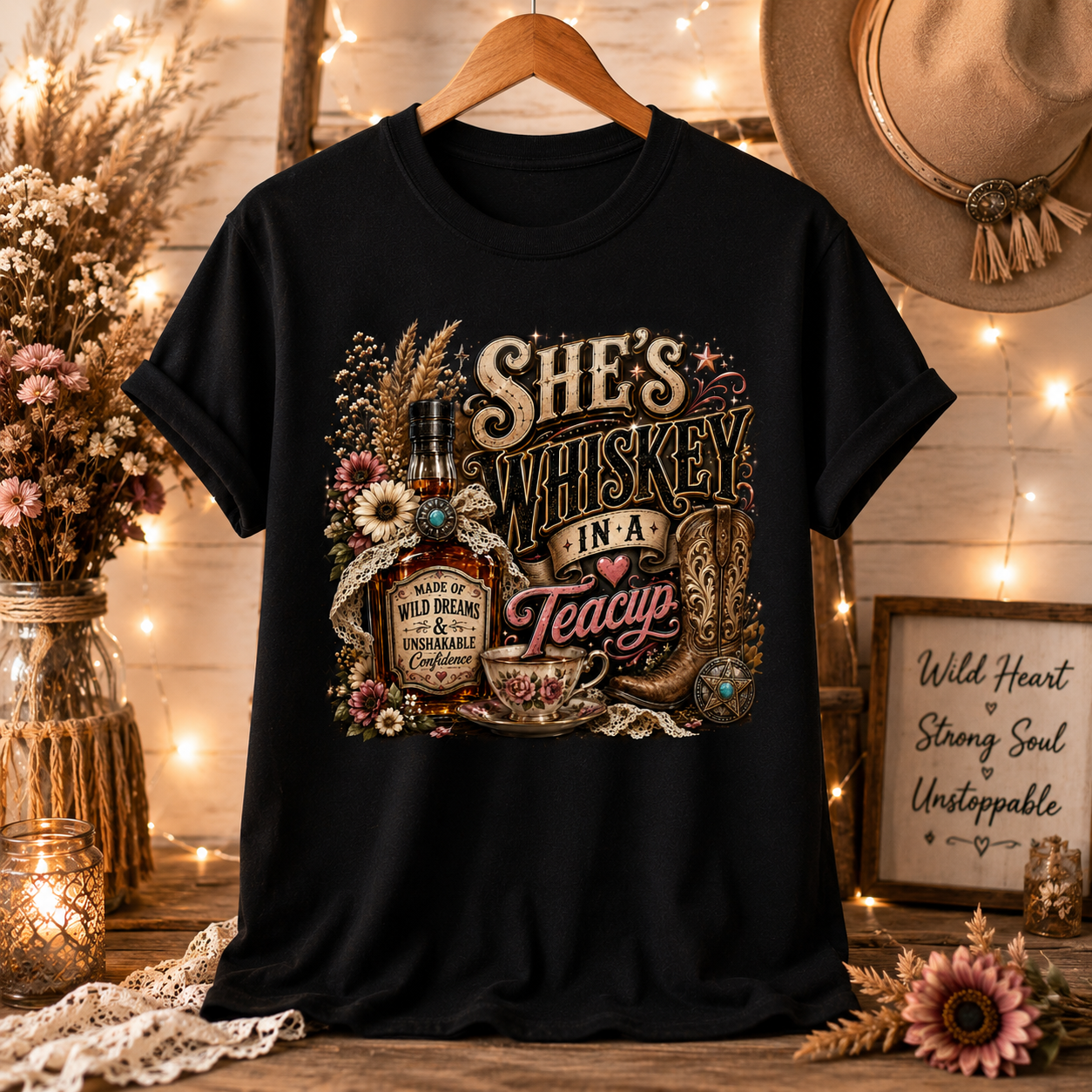 She’s Whiskey In A Teacup T-Shirt