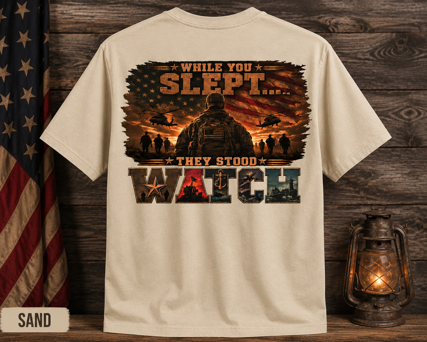 WATCH-Print Cotton T-Shirt, Casual Daily Wear for Men-Women