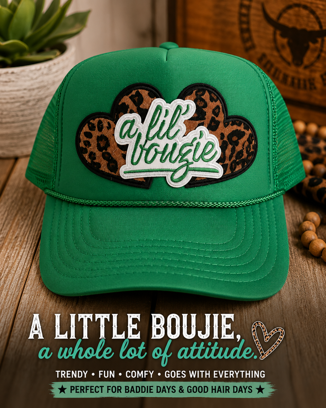 A Lil Bougie - Green Hat