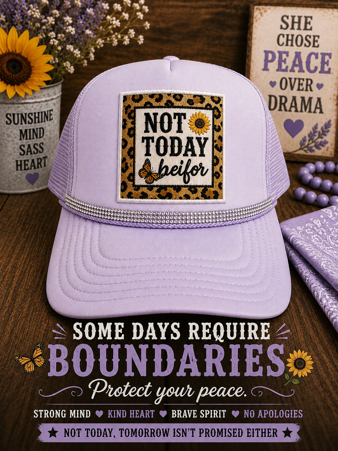 Not Today Heifer Hat
